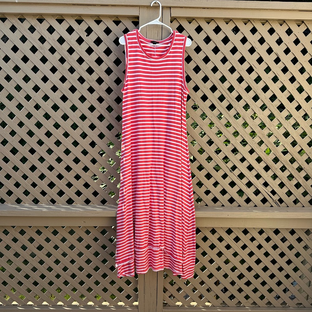 J. Crew Summer Stripe Maxi Dress - XL Tall